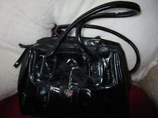 Black patent leather for sale  TORQUAY
