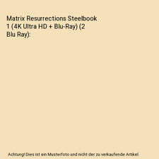 Matrix resurrections steelbook gebraucht kaufen  Trebbin