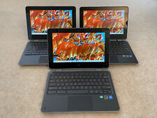 LOT 3 HP CHROMEBOOK x360 11 G2 EE 6SB83UT 11.6" TOUCH 32GB/4GB INTEL N4000 LOOK! for sale  Shipping to South Africa