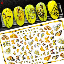 Adesivos para unhas flores borboleta 3D folhas para unhas manicure nail art fofos comprar usado  Enviando para Brazil