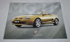MG TF Car China Brochure Prospekt na sprzedaż  PL