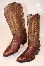 Joma Mens MEX 30 US 11 Two Tone Vintage RARE Leather Western Cowboy Boots for sale  Shipping to South Africa