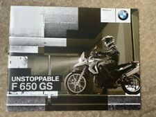 BMW F 650 GS 2008 folleto de ventas original de motocicleta, usado segunda mano  Embacar hacia Argentina