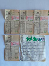 Lotto vintage schedine usato  Palermo