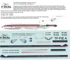 Used, F-DCAL 1/144th scale model airliner decal - ICELANDAIR Boeing 727 for Airfix kit for sale  SWINDON