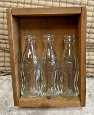 Mini botellas de vidrio vintage de Coca-Cola de 2 1/2"" en caja de Coca-Cola segunda mano  Embacar hacia Mexico