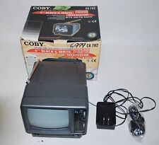 Televisão Coby estilo antigo levemente usada 5 polegadas preto e branco comprar usado  Enviando para Brazil