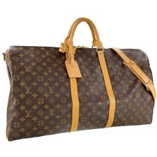 Bolsa Louis Vuitton monograma Keepall Bandouliere 60 couro marrom Boston 1656 comprar usado  Enviando para Brazil