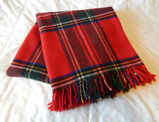 Red plaid wool for sale  El Paso