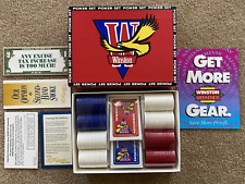Winston Poker Set. Cards and Chips are sealed. Includes 2nd hand smoke pamphlet for sale  Shipping to South Africa