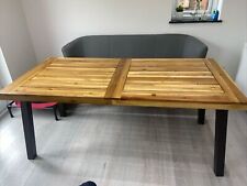 hardwood dining table for sale  SOUTHAMPTON
