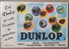 Buvard dunlop velos d'occasion  Expédié en Belgium