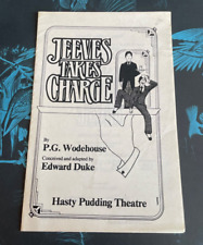 Jeeves Takes Charge 1984 Hasty Pudim Teatro Vintage Playbill PG Wodehouse, usado comprar usado  Enviando para Brazil