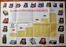 Depliant pubblicita calcolatri usato  Italia