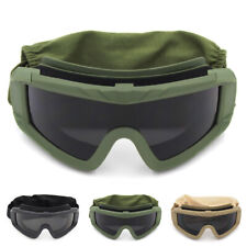 Gafas tácticas de airsoft gafas militares de caza con 3 lentes intercambiables, usado segunda mano  Embacar hacia Argentina