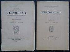 1892 imprimerie notions d'occasion  Paris XI