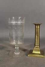 glass etched vase for sale  Ashford