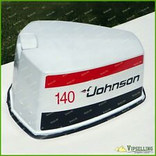 140 HP Johnson Sea-Horse Late 1970s Outboard V4 Motors HighCast Vinyl Decals Set for sale  Shipping to Canada