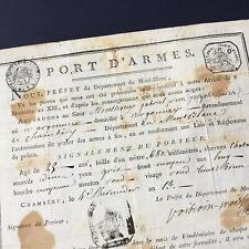 1804 permis armes d'occasion  Nantes-