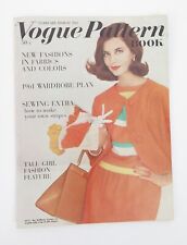 Livro padrão Vogue fevereiro-mar 1961 guarda-roupa plano menina alta recurso de moda comprar usado  Enviando para Brazil
