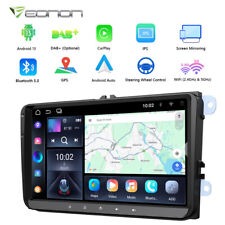 Rádio estéreo carro CarPlay GPS para VW Volkswagen Jetta Passat 2DIN 9" Android 13 comprar usado  Enviando para Brazil