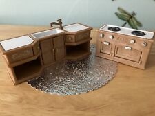 Used, Sylvanian Families, Vintage Epoch Sink Unit & Cooker (Flair) for sale  Shipping to South Africa
