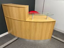 Wooden curved reception for sale  LOUGHBOROUGH
