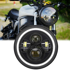 Farol alto/baixo LED para Yamaha Road Star Midnight Silverado XV 1600 1700 7 polegadas comprar usado  Enviando para Brazil