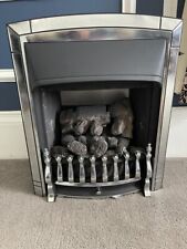 Used, Valor Dream Convector Full Depth Inset Gas Fire Slide Control Silver Chrome for sale  BIRMINGHAM