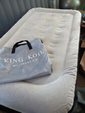 New King Koil Luxury Twin Air Mattress with Built-in High Speed Pump 20” Airbed for sale  Shipping to South Africa