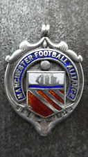 Distintivo esportivo de futebol com medalha de prata Manchester Football Alliance Hallmarked (L20B) comprar usado  Enviando para Brazil