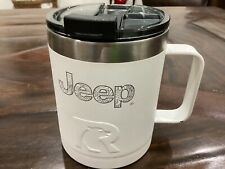 Jeep Stainless Steel Coffee Mug Ricoutdoor RTIC PLEASE READ, used for sale  Shipping to South Africa