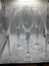 Champagne flutes twisted for sale  EASTLEIGH