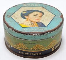 Letrero publicitario vintage caja de lata marca Sonal talco en polvo original impreso antiguo segunda mano  Embacar hacia Argentina