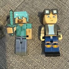 Steve y Tom Minecraft 3 pulgadas mini figura PVC suelta Mojang juguete figura B6 segunda mano  Embacar hacia Argentina