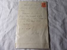 1946 receipt whymat for sale  WIGAN