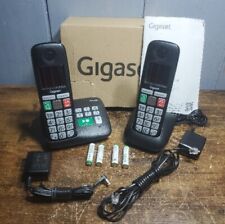 Telefone sênior GIGASET Easy E 295A sem fio residencial preto botões grandes alemão E295 comprar usado  Enviando para Brazil