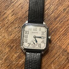 Reloj de pulsera vintage antiguo Art Deco Hamilton relleno de oro 14k para hombre/damas segunda mano  Embacar hacia Argentina