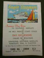 Eagle steamers cruise for sale  ORPINGTON