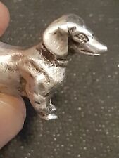 Miniatura bassotto argento usato  Castellanza