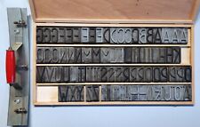 Alfabeto tipografia letterpres usato  Bergamo