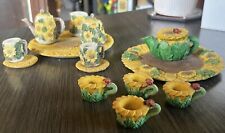 tea miniature set sunflowers for sale  Glenshaw