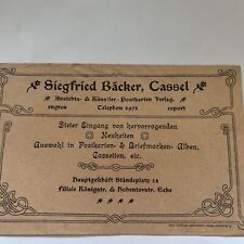 Werbung cassel 1900 gebraucht kaufen  Leipzig