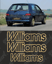 Set williams stickers for sale  Shipping to Ireland
