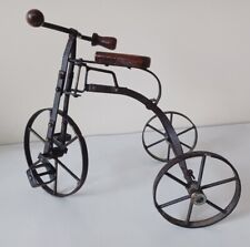 Triciclo antigo “feito à mão americano” madeira ferro estilo vitoriano 11x10x7” vintage comprar usado  Enviando para Brazil