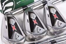 Callaway X Hot Irons / 5-PW+SW / Stiff Flex True Temper Speed Step 85 for sale  Shipping to South Africa