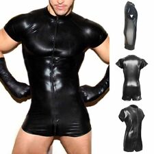 Men glossy leather for sale  Shipping to Ireland