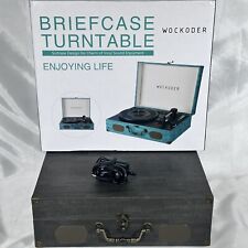 Vinyl Turntable Briefcase Record Player With Speakers Suitcase Tested Working ￼ for sale  Shipping to South Africa