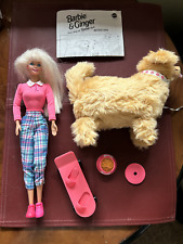 Boneca/cão vintage Mattel Barbie e gengibre Golden Retriever, usado comprar usado  Enviando para Brazil