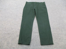Goodfellow Pants Mens 36 Green Chino Straight Leg Hennepin Athletic Fit 36x30 for sale  Shipping to South Africa